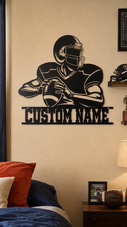 Jack's Custom Football Sign