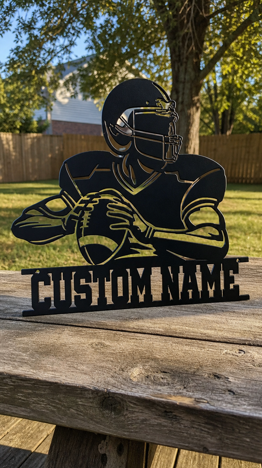 Jack's Custom Football Sign